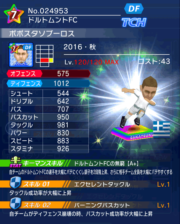 No.24953　ポポスタソプーロス【16・秋】