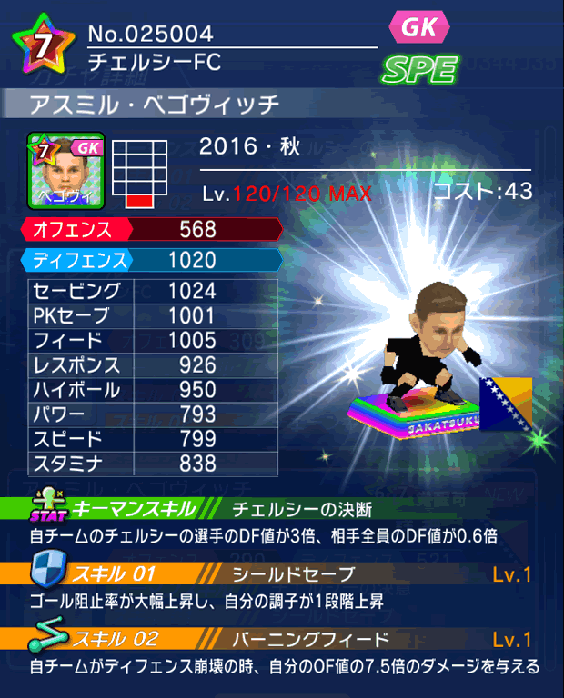 No.25004　アスミル・ベゴヴィッチ【16・秋】