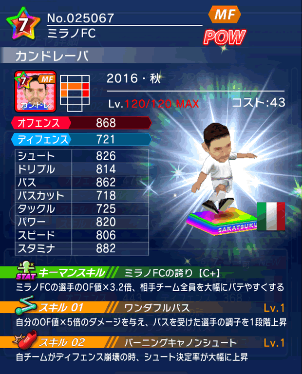 No.25067　カンドレーバ【16・秋】