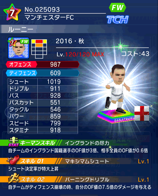 No.25093 ルーニー【16・秋】