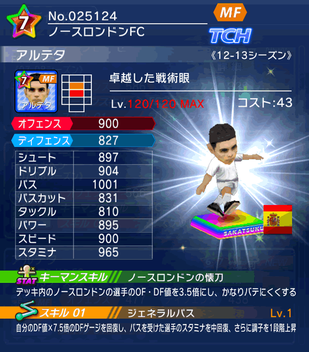 No.25124　アルテタ【12-13LS】