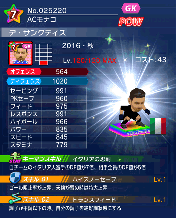 No.25220　デ・サンクティス【16・秋】