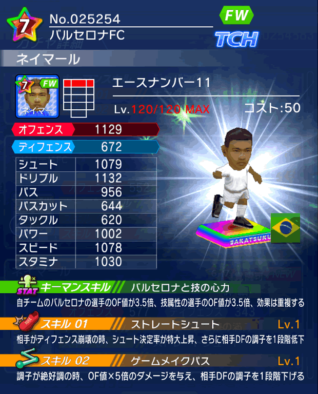 No.25254　ネイマール【No.11】