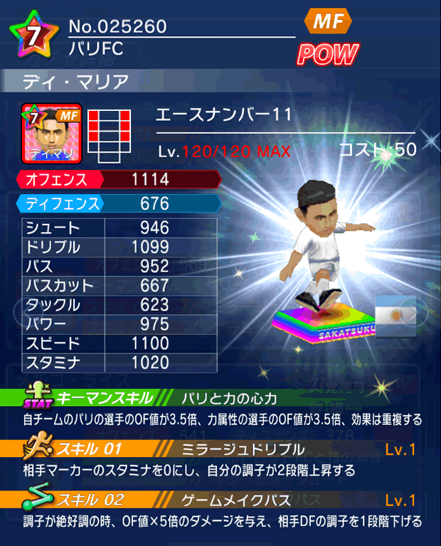 No.25260　ディ・マリア【No.11】