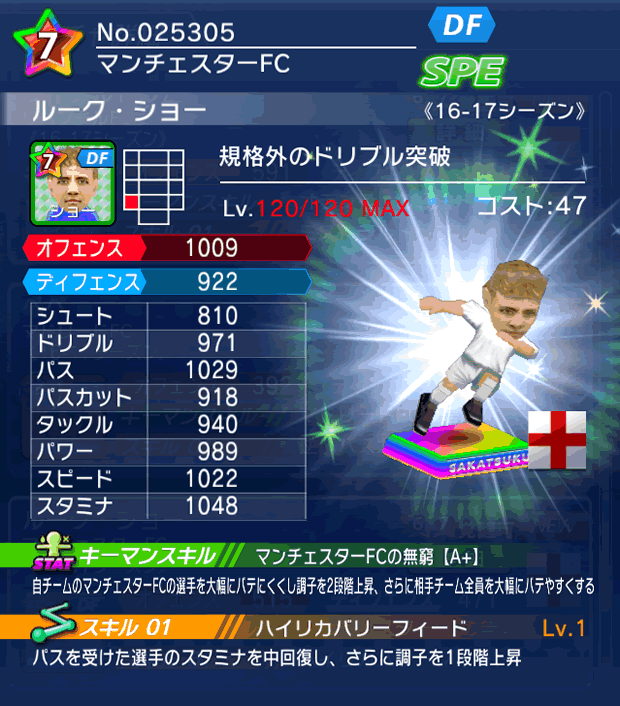 No.25305　ルーク・ショー【16-17】