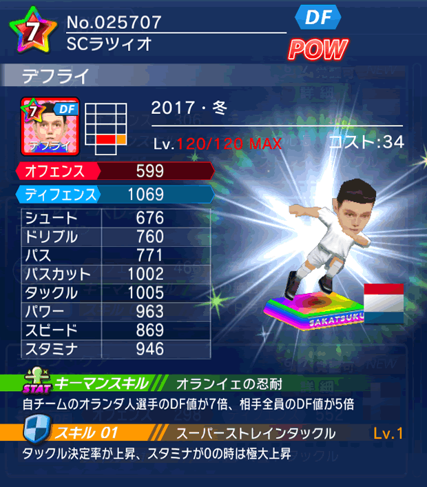 No.25707　デフライ【17・冬】