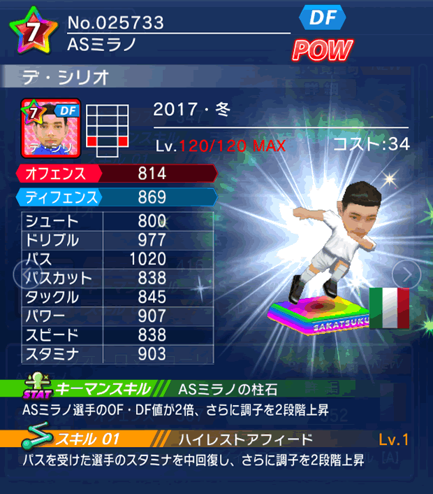 No.25733　デ・シリオ【17・冬】