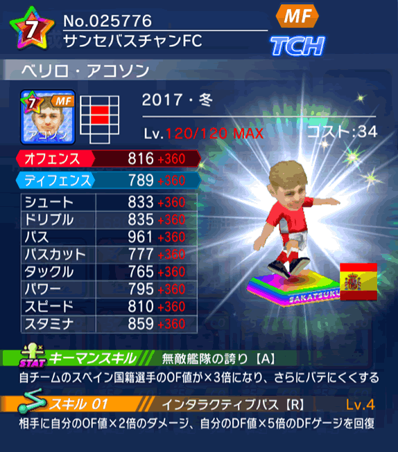 No.25776　ベリロ・アコソン【17・冬】