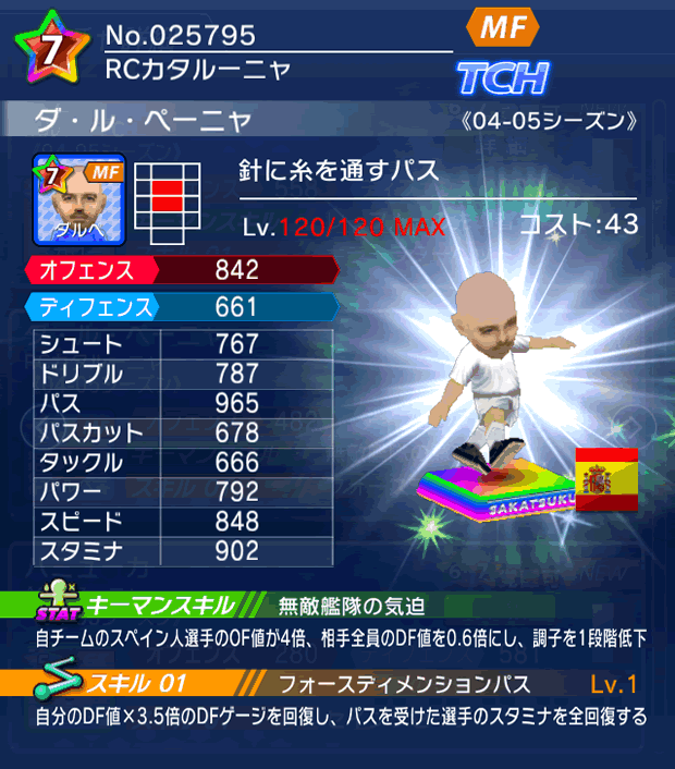 No.25795　ダ・ル・ペーニャ【04-05LL】