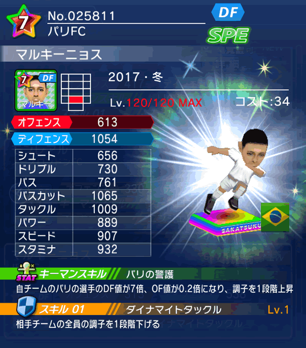 No.25811 マルキーニョス【17・冬】