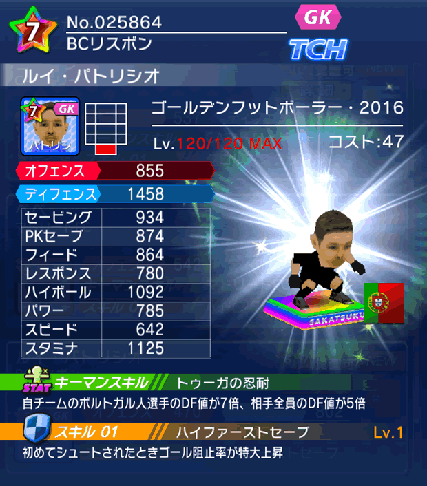 No.25864　ルイ・パトリシオ【GFB16】