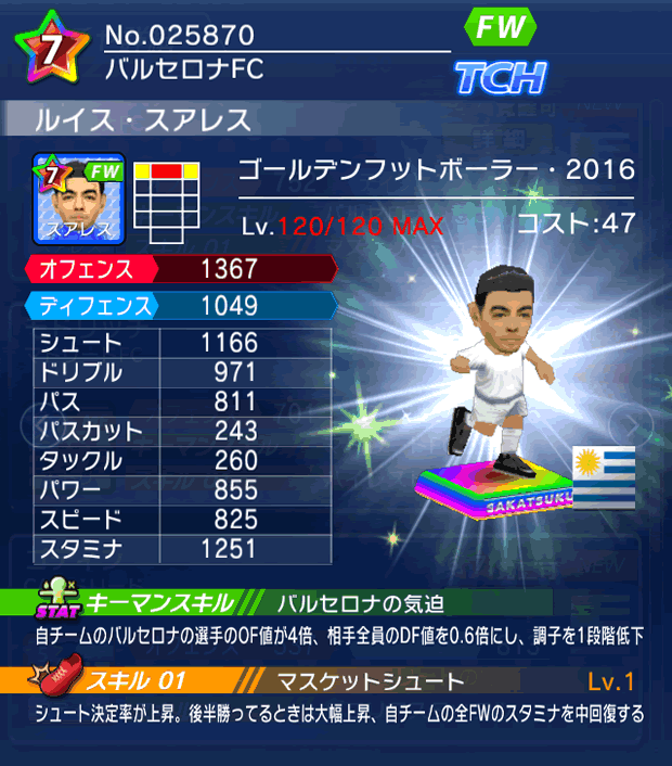 No.25870　ルイス・スアレス【GFB16】