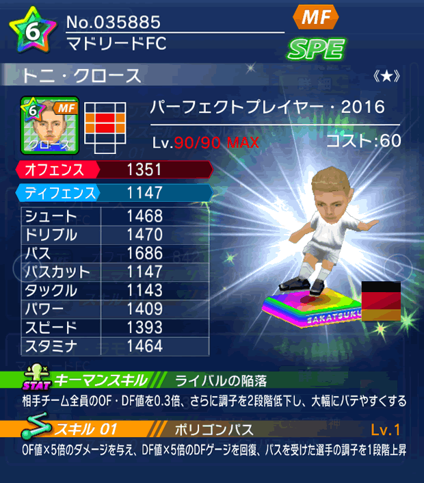 No.25885 トニ・クロース【PP16★】