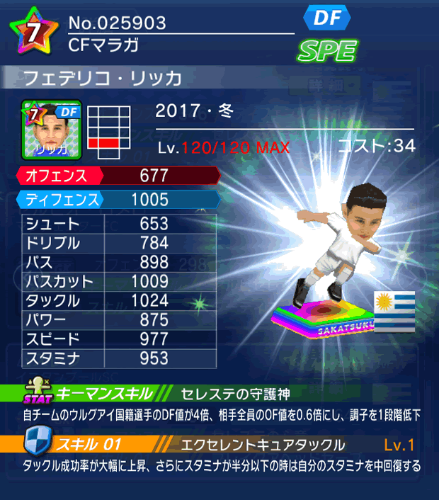 No.25903 フェデリコ・リッカ【17・冬】