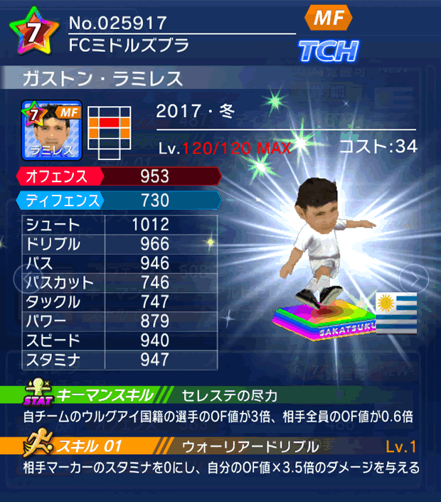 No.25917　ガストン・ラミレス【17・冬】