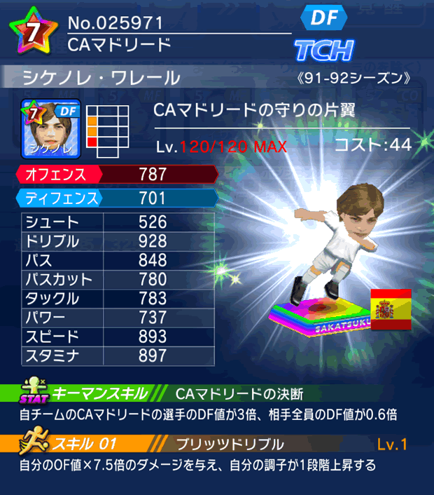 No.25971　シケノレ・ワレール【91-92co】