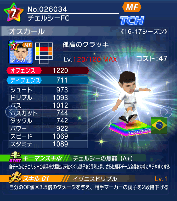 No.26034　オスカール【16-17】