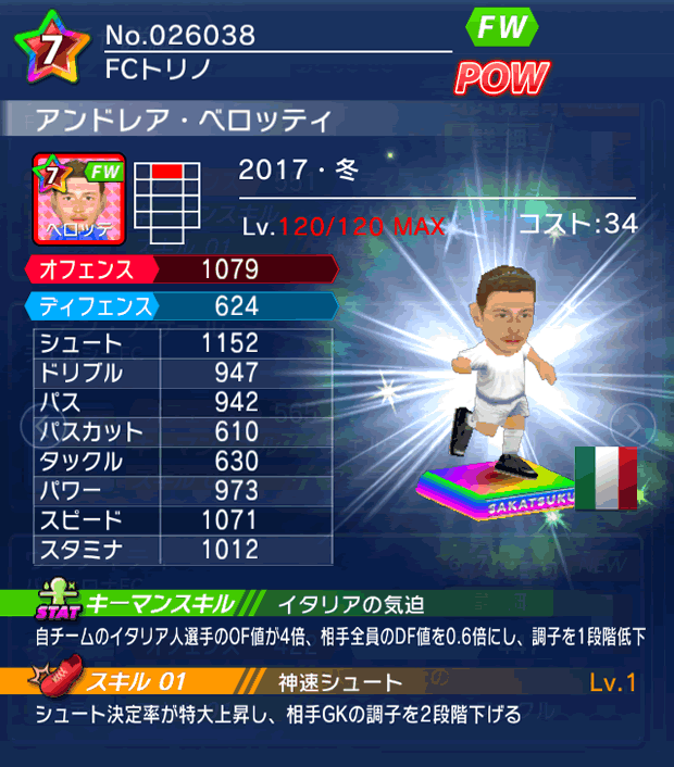 No.26038　アンドレア・ベロッティ【17・冬】