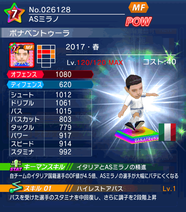 No.26128　ボナベントゥーラ【17・春】