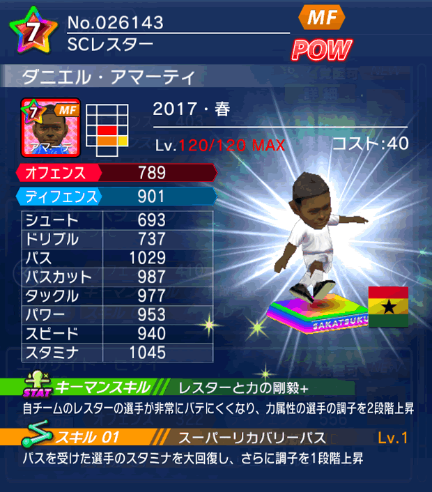 No.26143　ダニエル・アマーティ【17・春】
