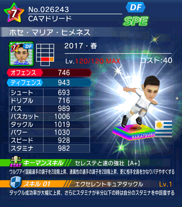 No.26243　ホセ・マリア・ヒメネス【17・春】