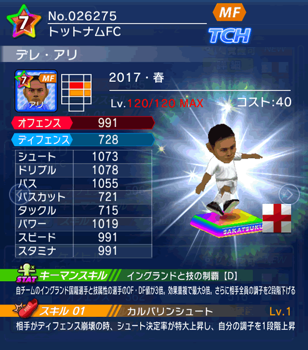 No.26275　デレ・アリ【17・春】