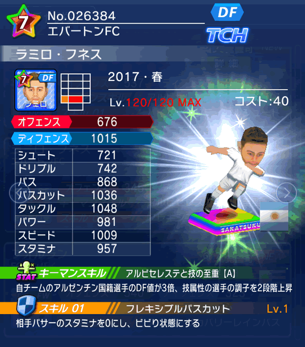 No.26384　ラミロ・フネス【17・春】