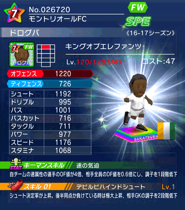 No.26720　ドログバ【16-17】