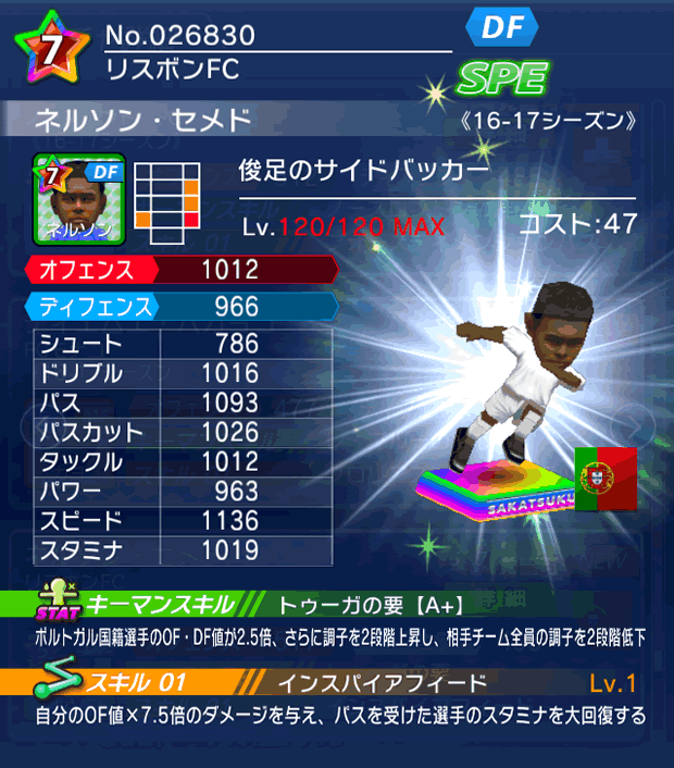 No.26830　ネルソン・セメド【16-17】