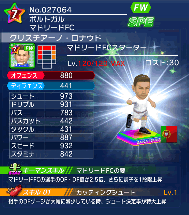 No.27064　クリスチアーノ・ロナウド【MD_starter】