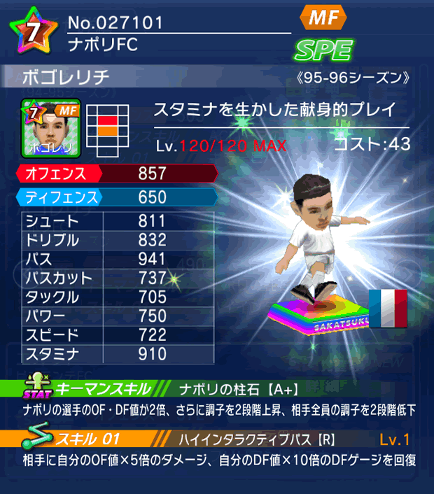 No.27101　ボゴレリチ【95-96LL】