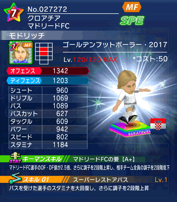 No.27272　モドリッチ【GFB17】