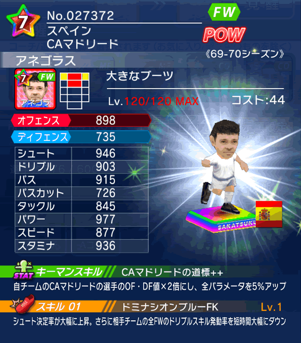 No.27372　アネゴラス【69-70cs】