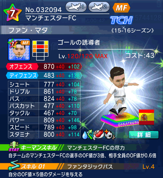 No.32094 ファン・マタ【15-16Mx】