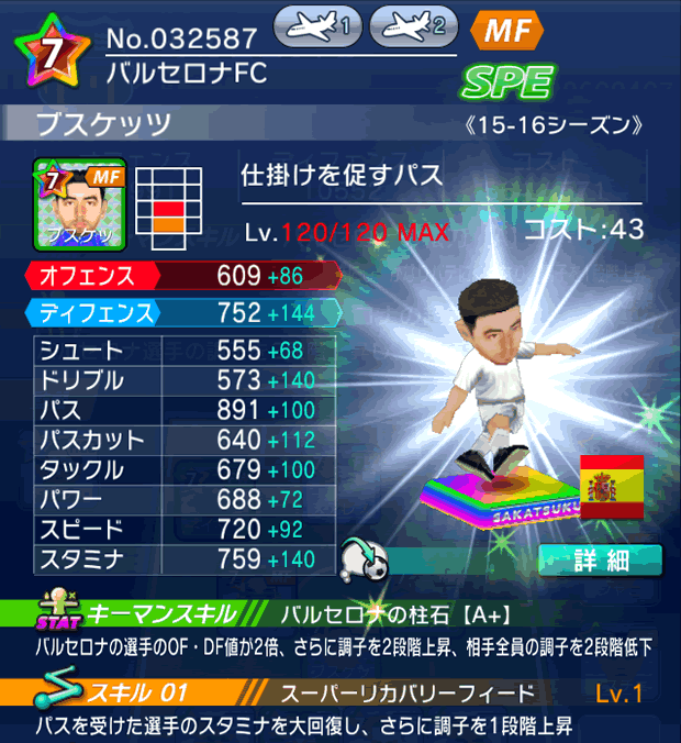 No.32587　ブスケッツ【15-16Mx】