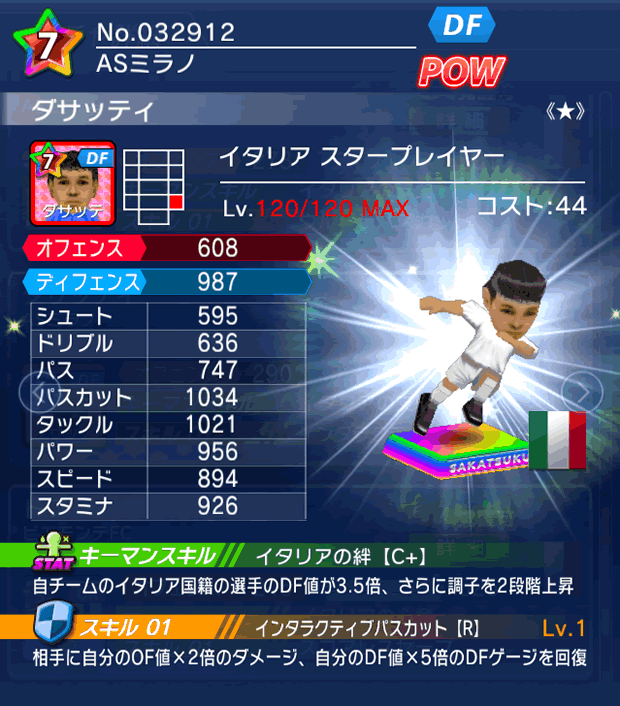 No.32912　ダサッティ【IT・ST★】