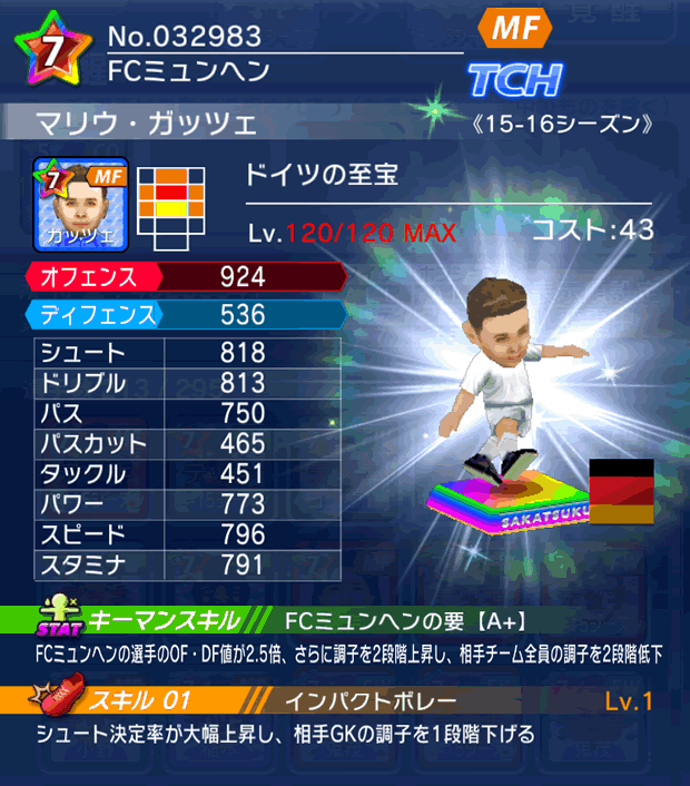 No.32983　マリウ・ガッツェ【15-16Mx】