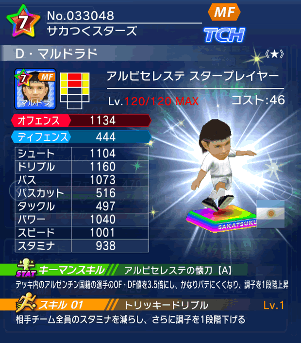 No.33048　D・マルドラド【AR・ST★】