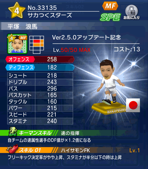 No.33135　平塚浪馬【Ver2.5.0】