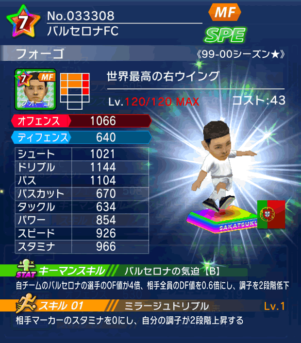 No.33308　フォーゴ【99-00LL★】