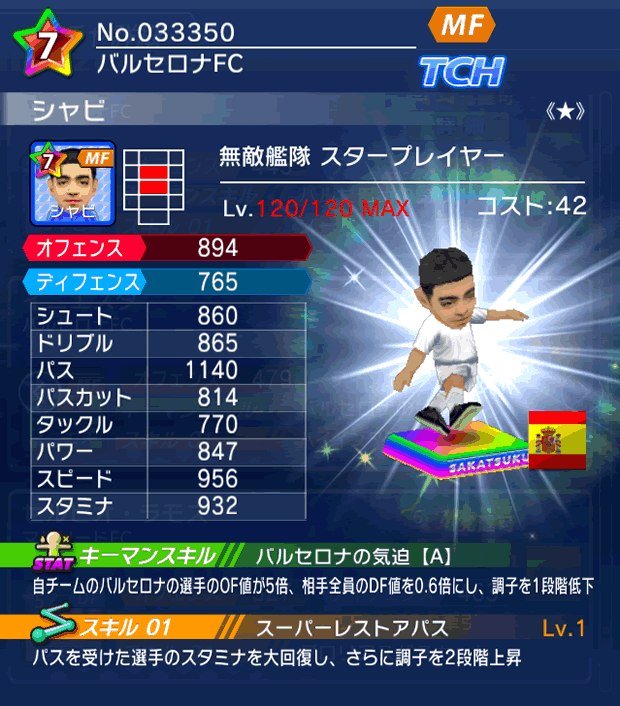 No.33350　シャビ【ES・ST★】