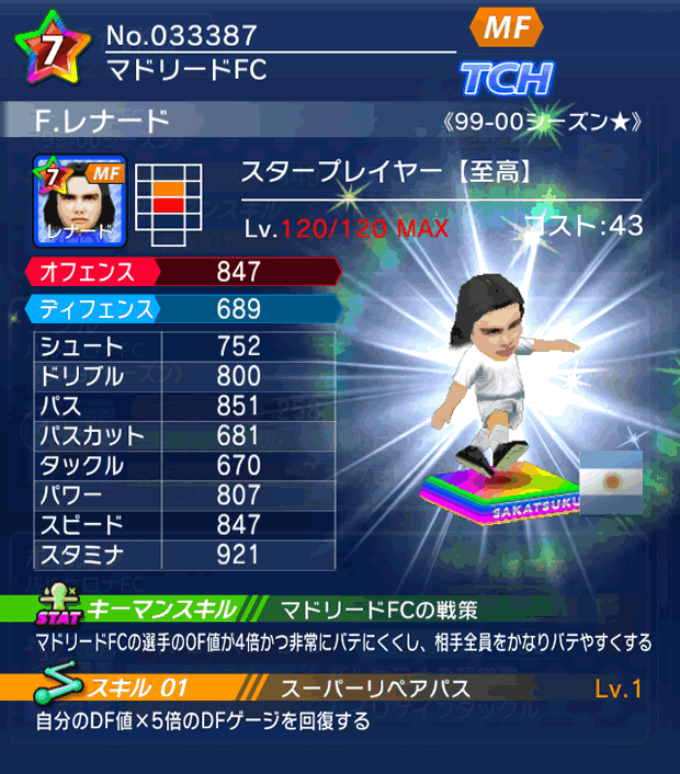 No.33387　F．レナード【至高・ST★】