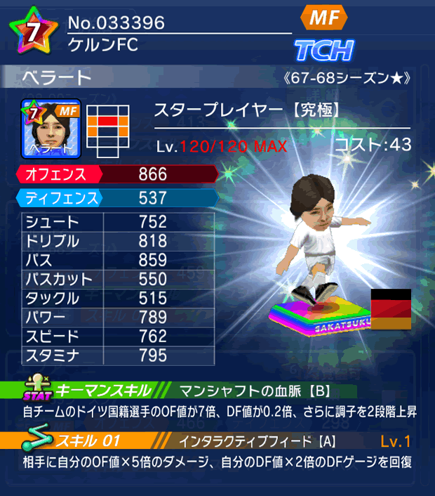 No.33396　ベラート【究極・ST★】