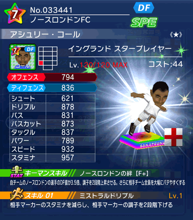 No.33441　アシュリー・コール【ENG・ST★】