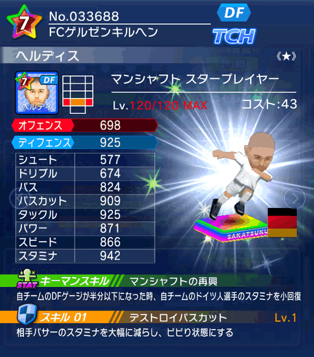 No.33688　ヘルディス【DE・ST★】