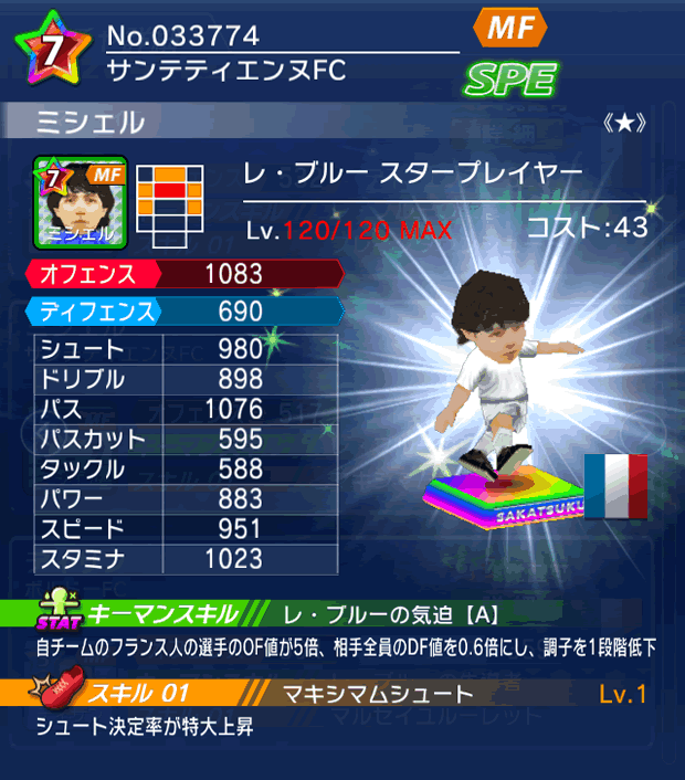 No.33774 ミシェル【FR・ST★】