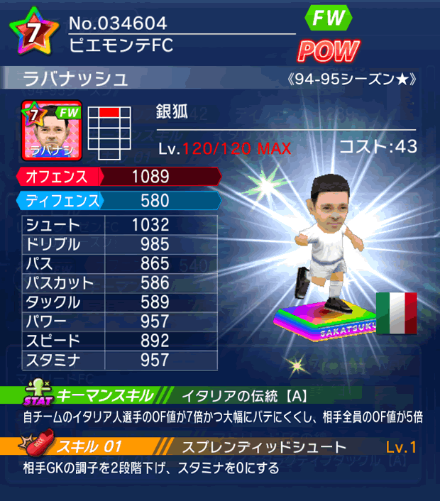 No.34604　ラバナッシュ【94-95LL★】