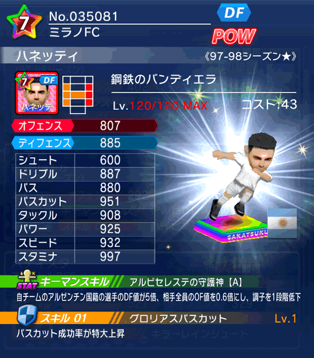 No.35081　ハネッティ【97-98LL★】