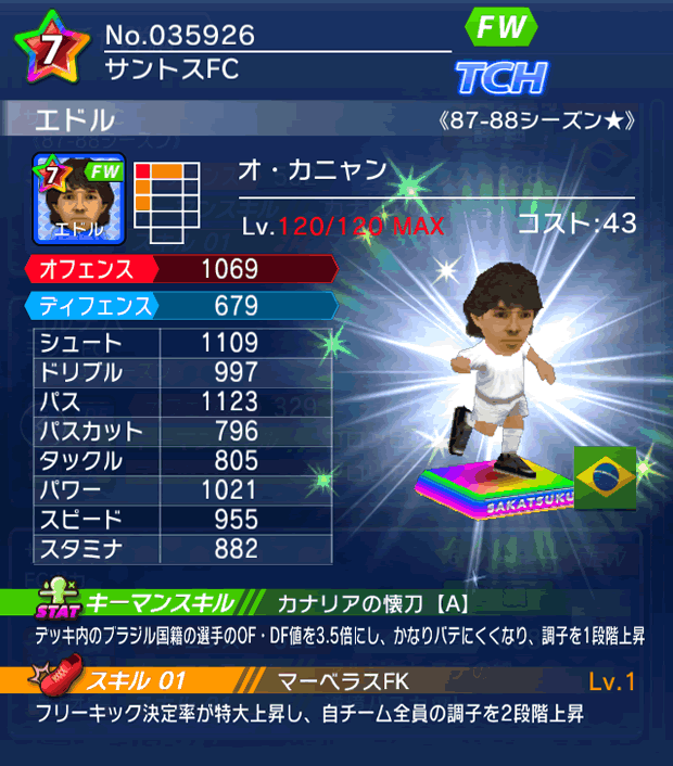 No.35926　エドル【87-88LL★】