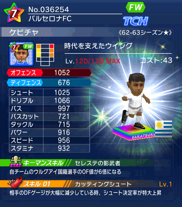 No.36254　ケビチャ【62-63LL★】